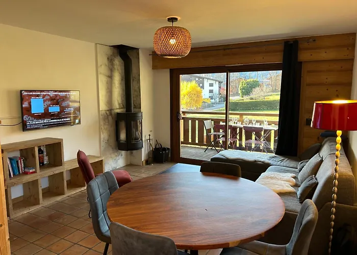 Sunny 2 Bedrooms For 4 In Jaillet, Right On The Slopes * 梅杰夫